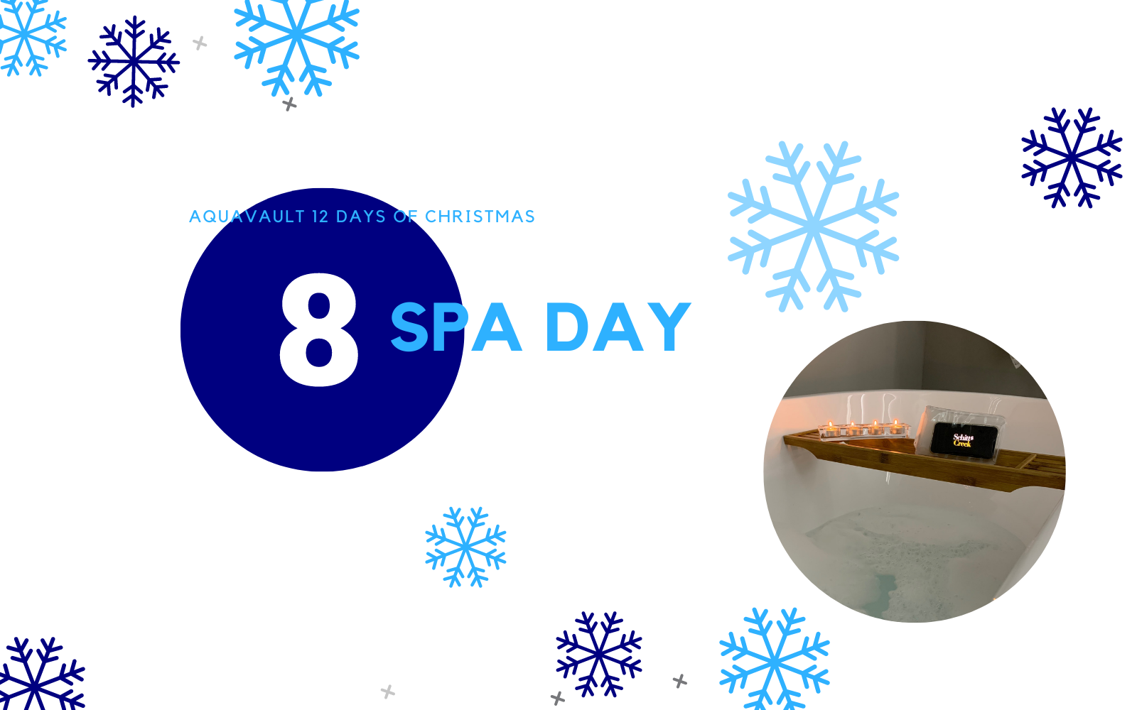 AquaVault-12-Days-of-Christmas-Day-8-Spa-Day AquaVault Inc.