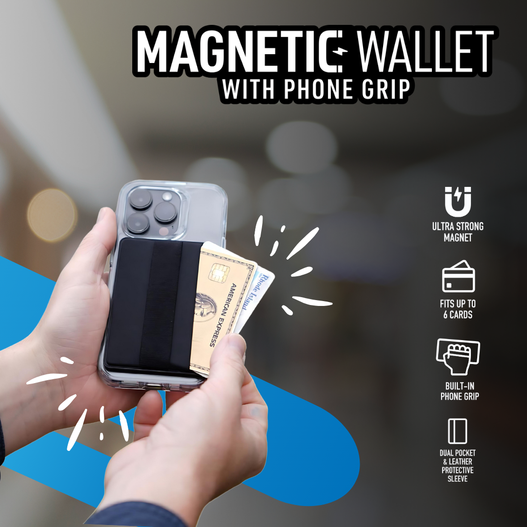 AquaVault magnetic phone wallet