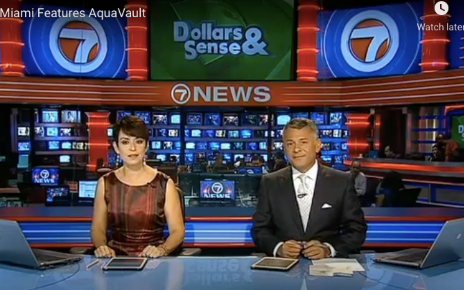 AquaVault featured on Miami TV news!