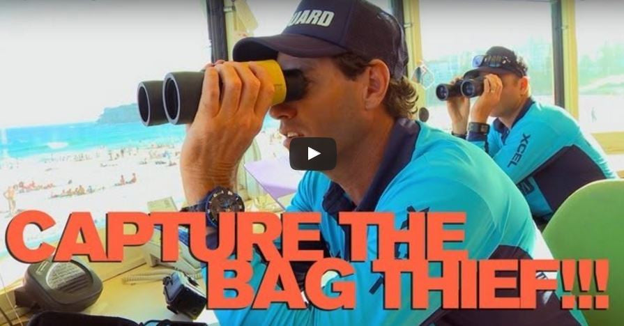 How To Spot a Bag Thief? Beach Brawl!  (1 Minute Video)