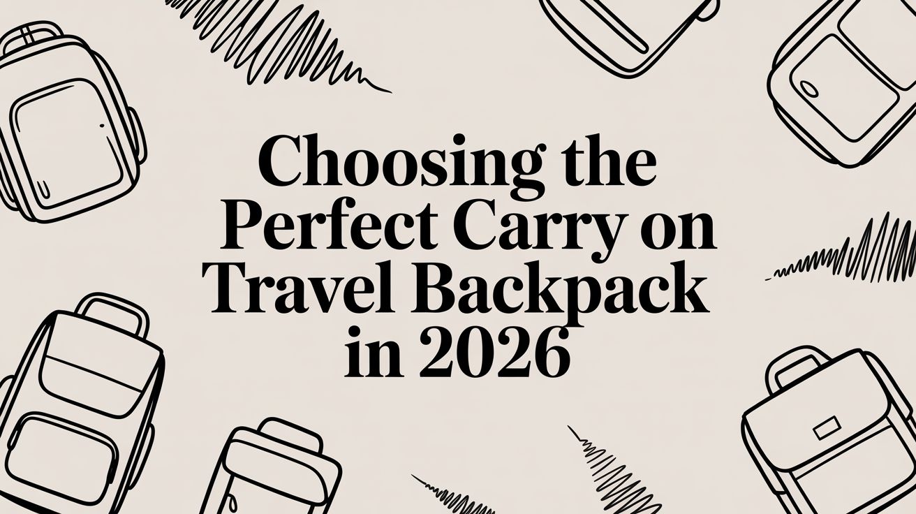 The Only Carry On Travel Backpack Guide You Need For 2026