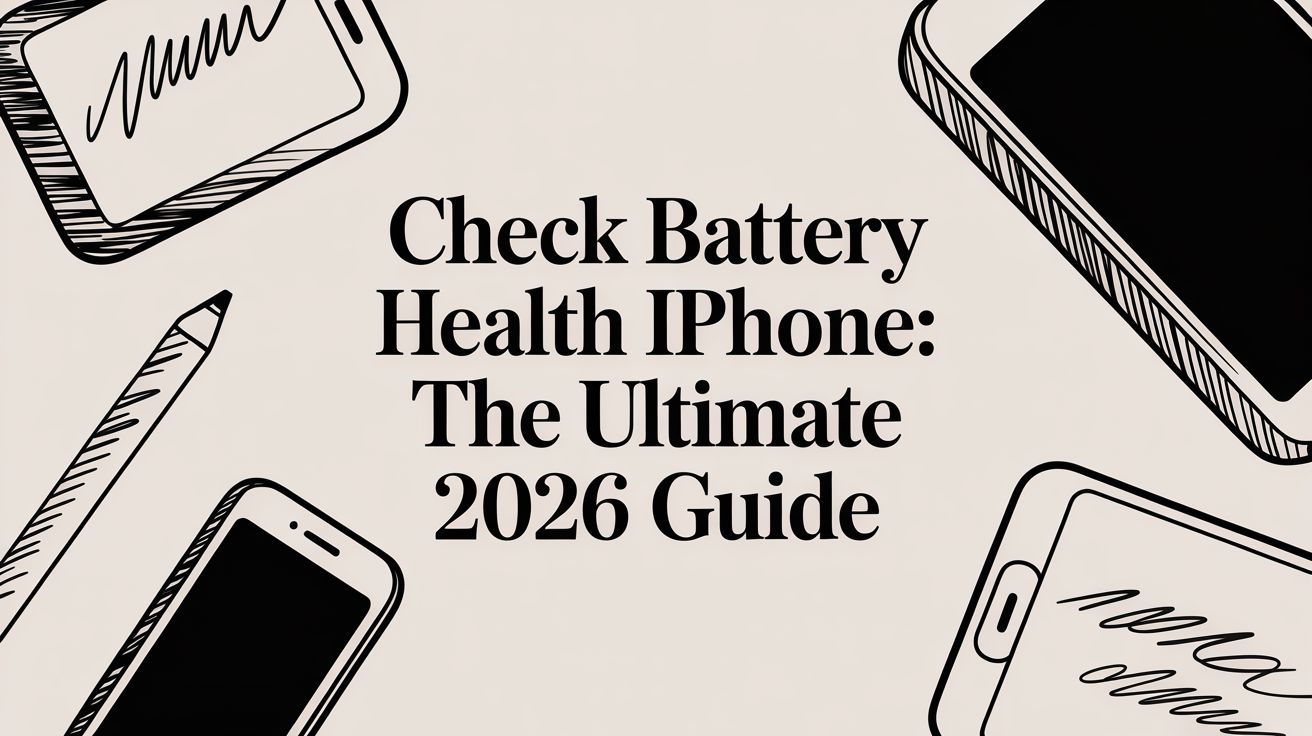 Check Battery Health iPhone: The Ultimate 2026 Guide for Travelers