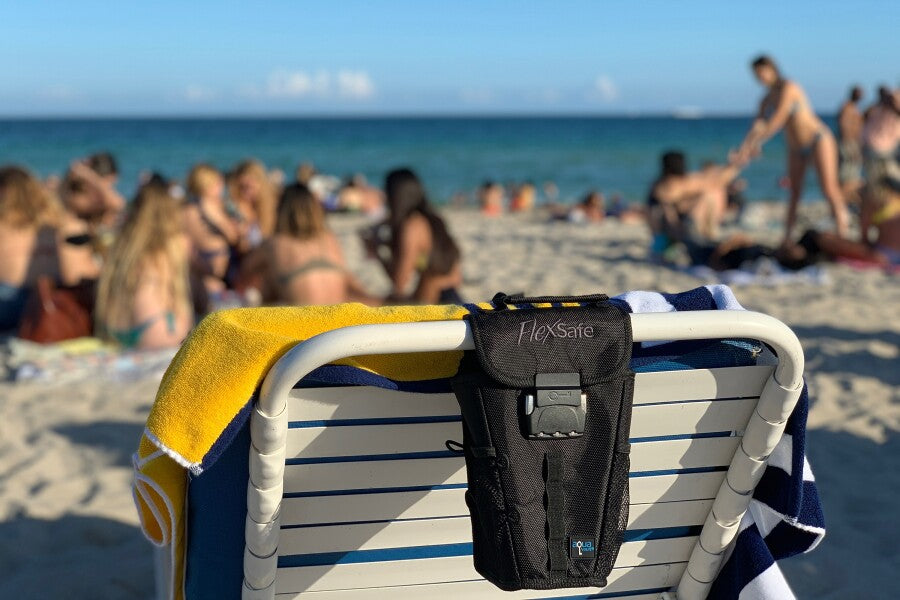 portable travel safe for beach