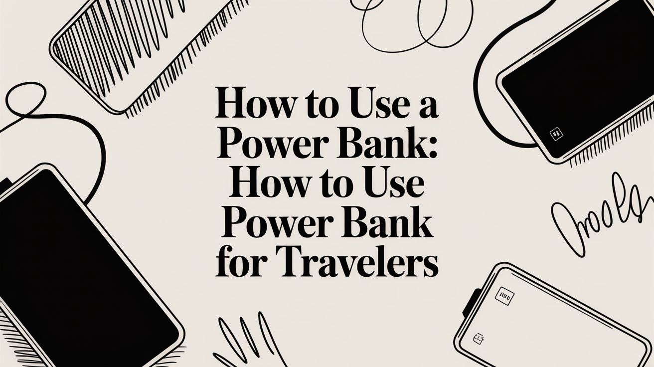 How to Use a Power Bank: A Traveler's Guide to Staying Charged