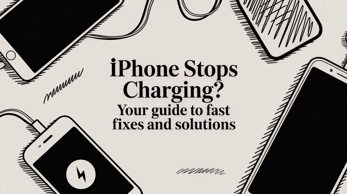 Your iPhone Won't Charge? A Traveler's Guide to Fast Fixes