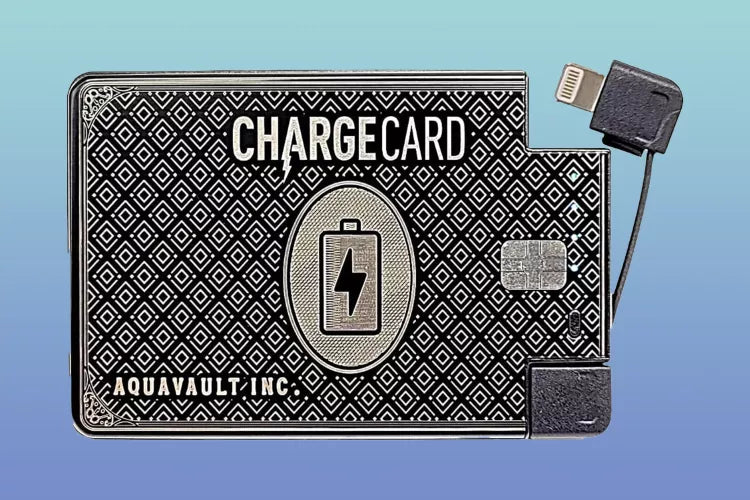 This Paper-thin Portable Charger Fits in the Credit Card Slot of Any Wallet, Making it Perfect for Travel Days