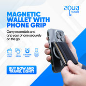 Magnetic Wallet with Phone Grip