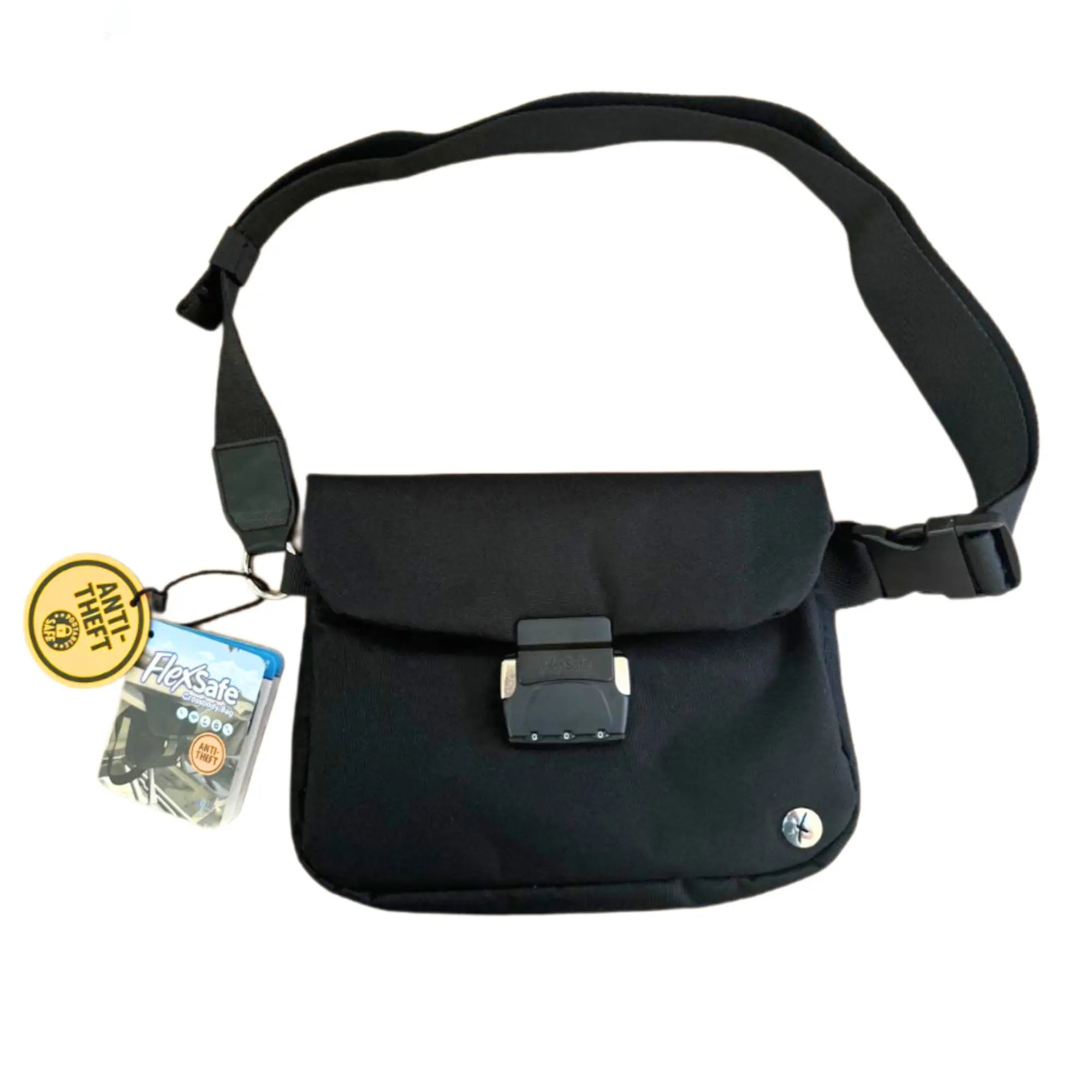 Lockable Crossbody Travel Bag AquaVault Inc. AquaVault ChargeCard Flexsafe