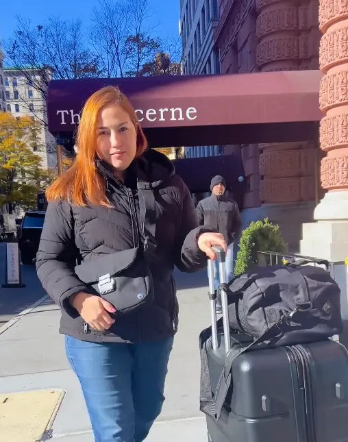 Lockable Crossbody Travel Bag AquaVault Inc. AquaVault ChargeCard Flexsafe