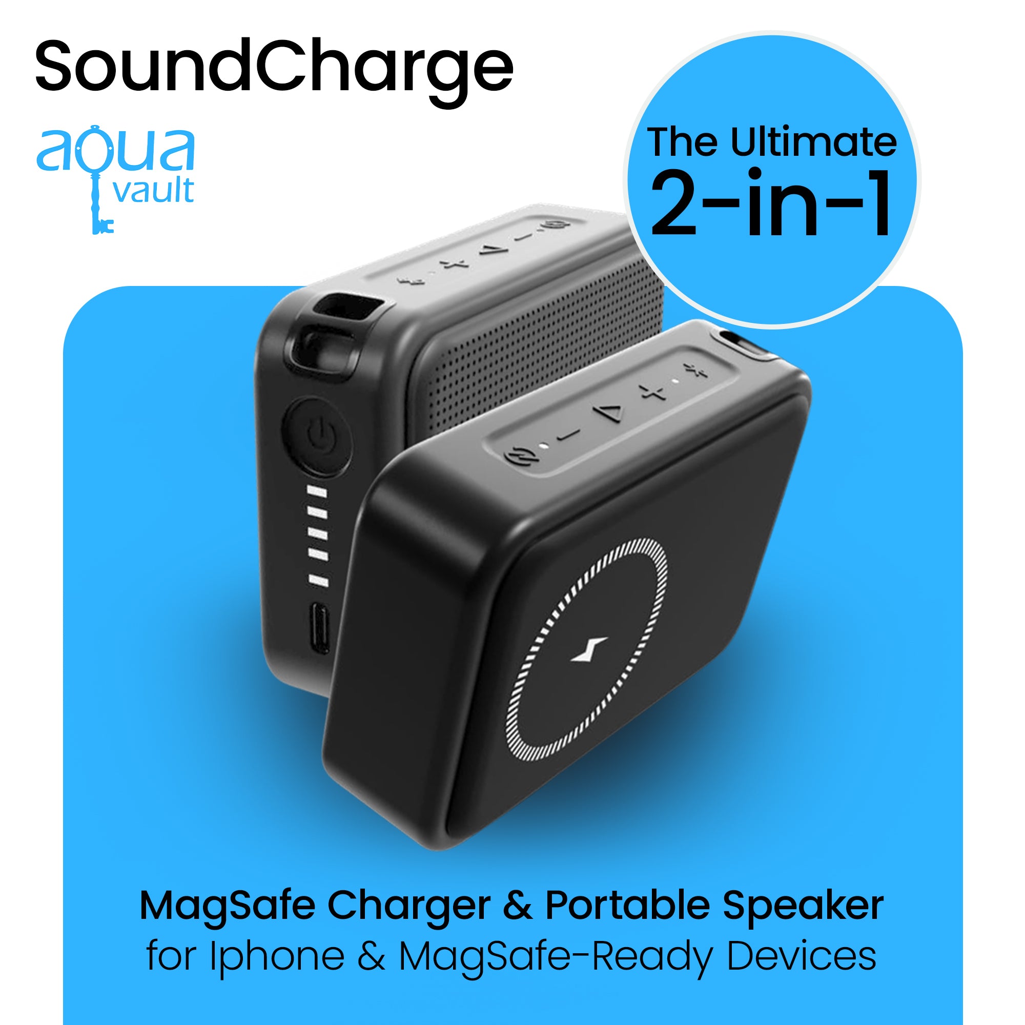SoundCharge: Premium Portable Speaker & Power Bank