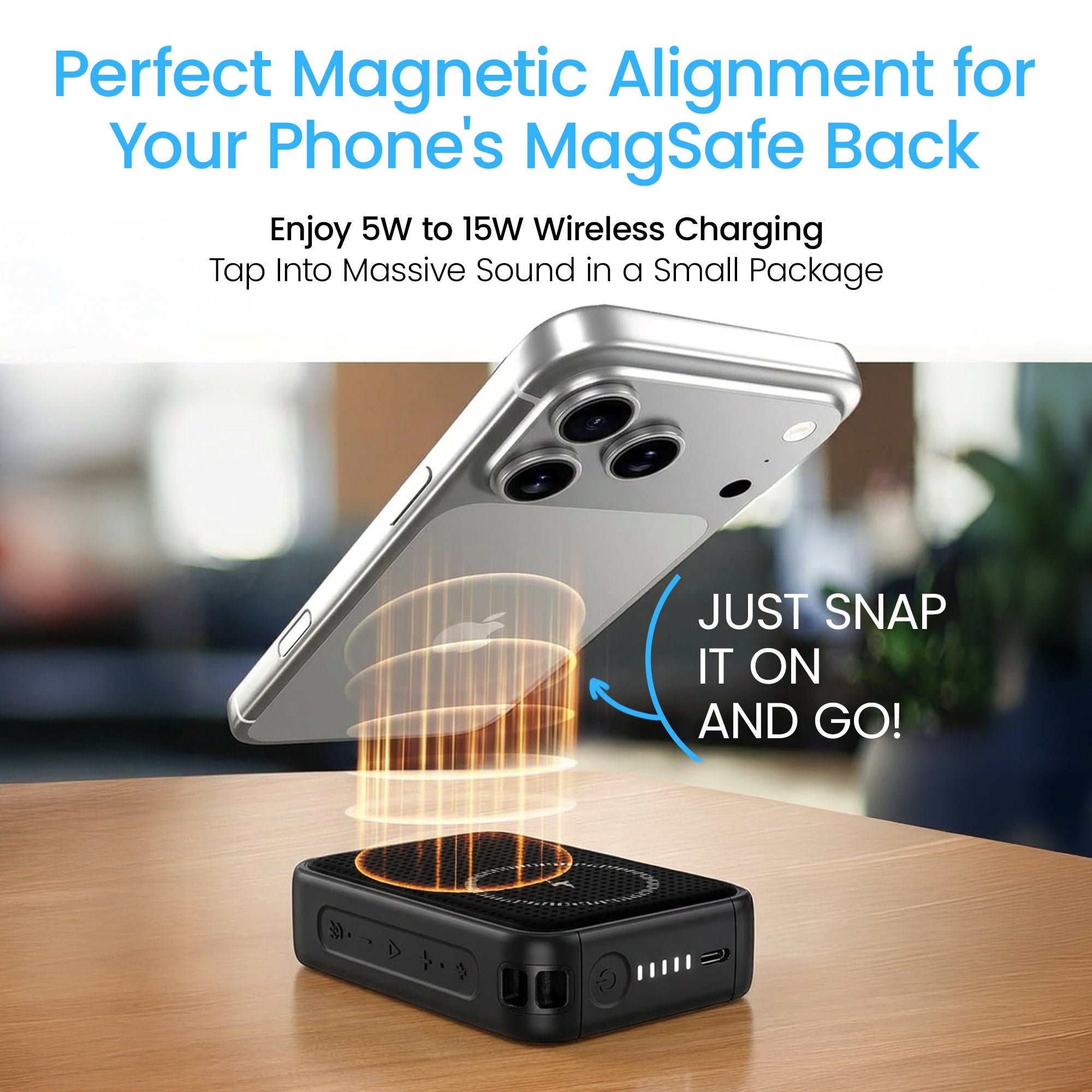 SoundCharge: Premium Portable Speaker & Power Bank