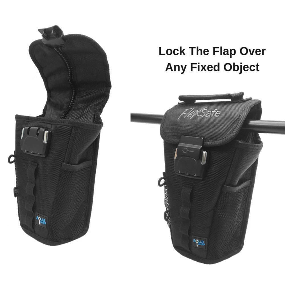 FlexSafe portable safe aquavault aqua vault anti theft safe bag